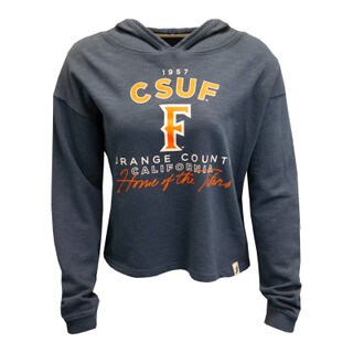 Orange County Home Crop Hoodie - Navy